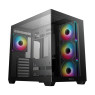 DeepCool CG530 4F ATX Computer Case, 4x 120mm Pre-Installed aRGB Fans, Up to 360mm Radiator & Up to 10x Max Fan Support, ABS + SPCC + Tempered Glass materials, Black | R-CG530-BKADA4-G-1